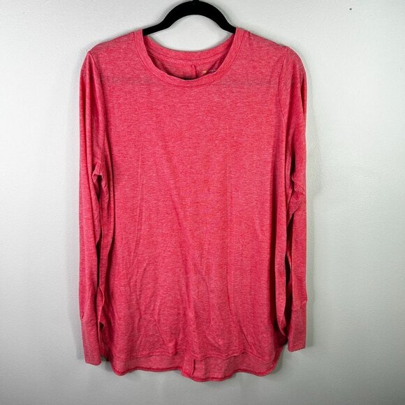 Sweaters - Womens athletic salmon long sleeve crewneck‎ pullover size large